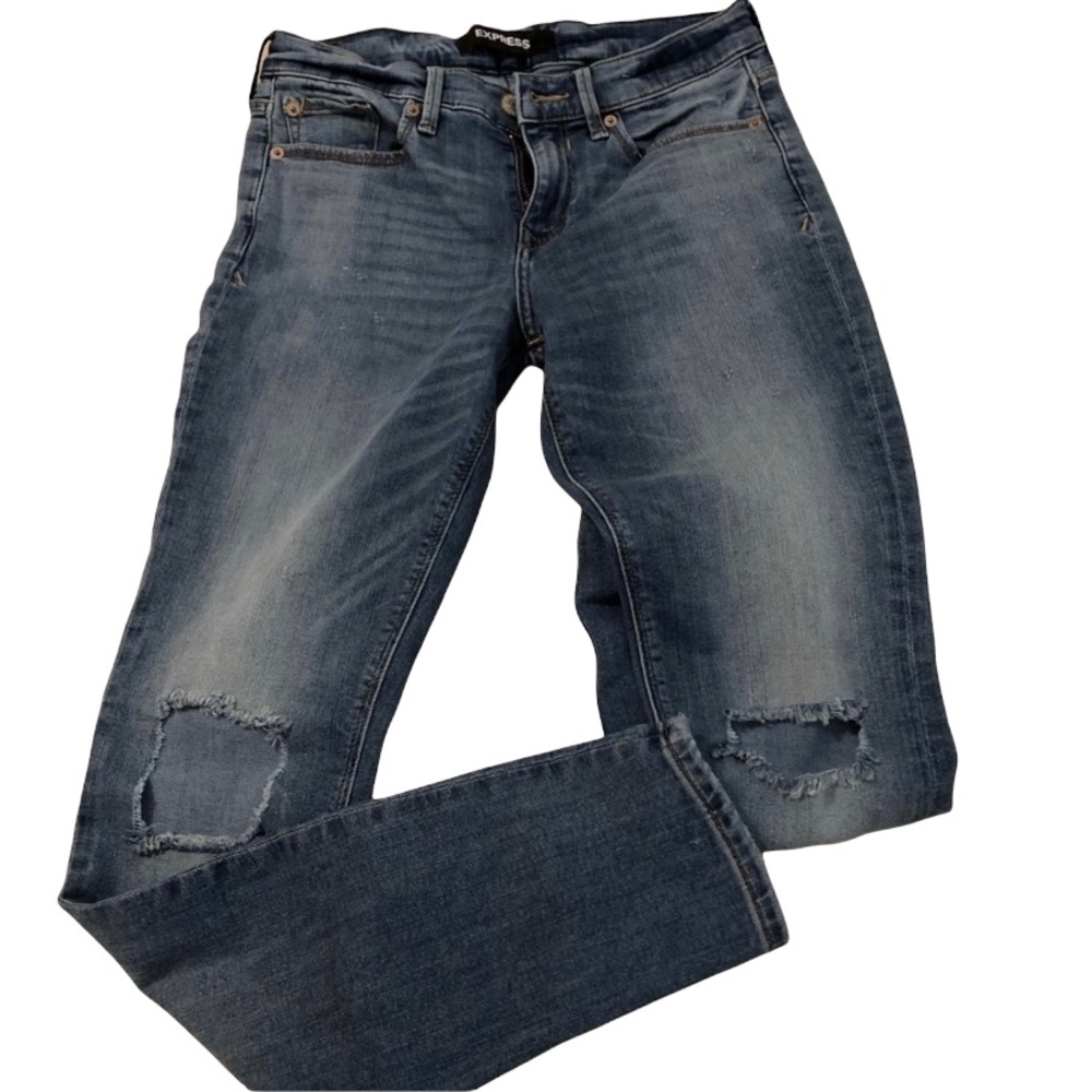 {Express} Repreve Mid-Rise Skinny Legging